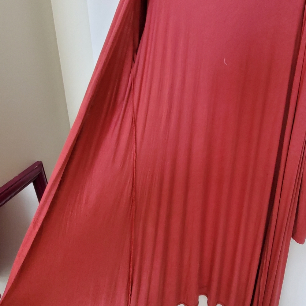 XL ROSE COLOR Maxi Duster cardigan